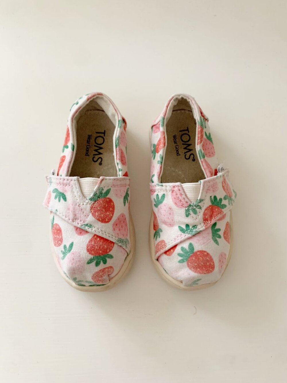 Toms Strawberry Sneakers • Toddler Size 6